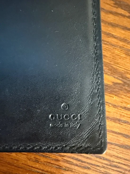 Authentic Gucci Guccissima wallet black need snap - Picture 10 of 16
